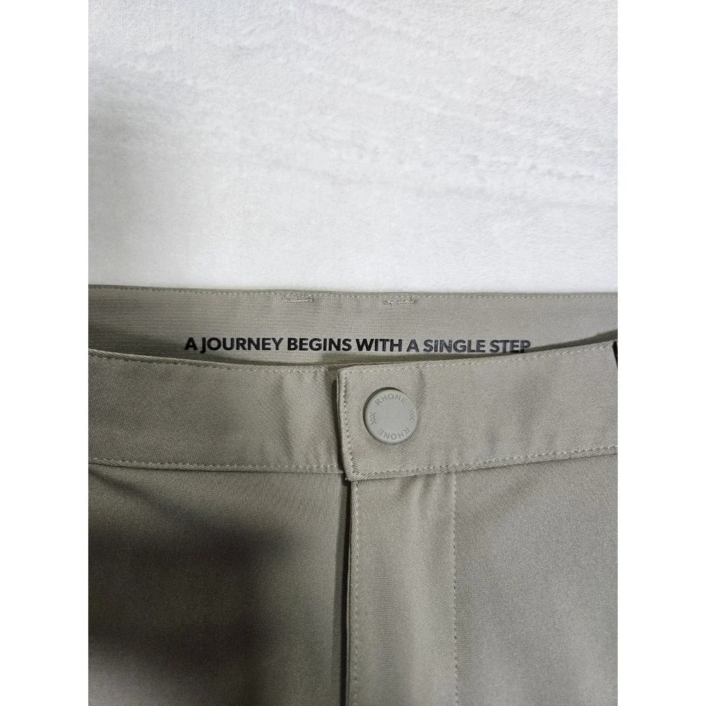 Rhone Pants Men's 32x33 Tan Commuter Performance Chino Tech Stretch Travel